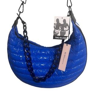 BCBGeneration Shoulder / Crossbody 2-in-1 - Puffer Blue Bag/purse